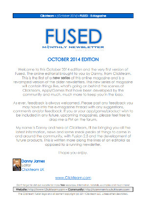 Fused Issue #1 - October 2014