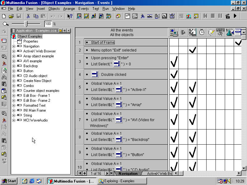 Version 1.5 running on Windows 98.